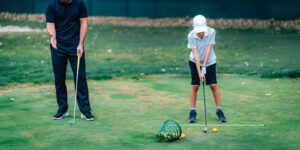One on one golf instruction for elite junior golfers