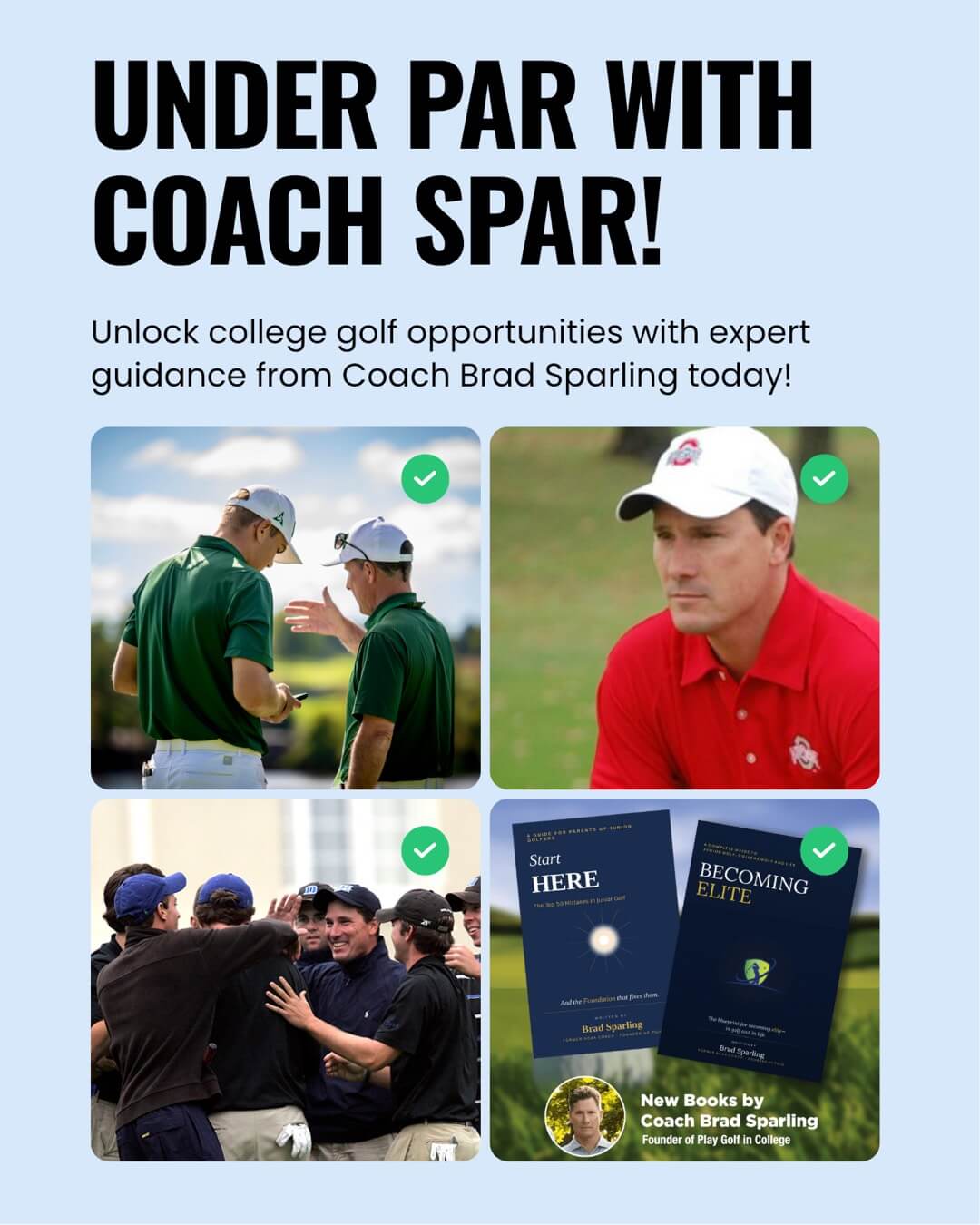 Under par with Coach Spar graphic
